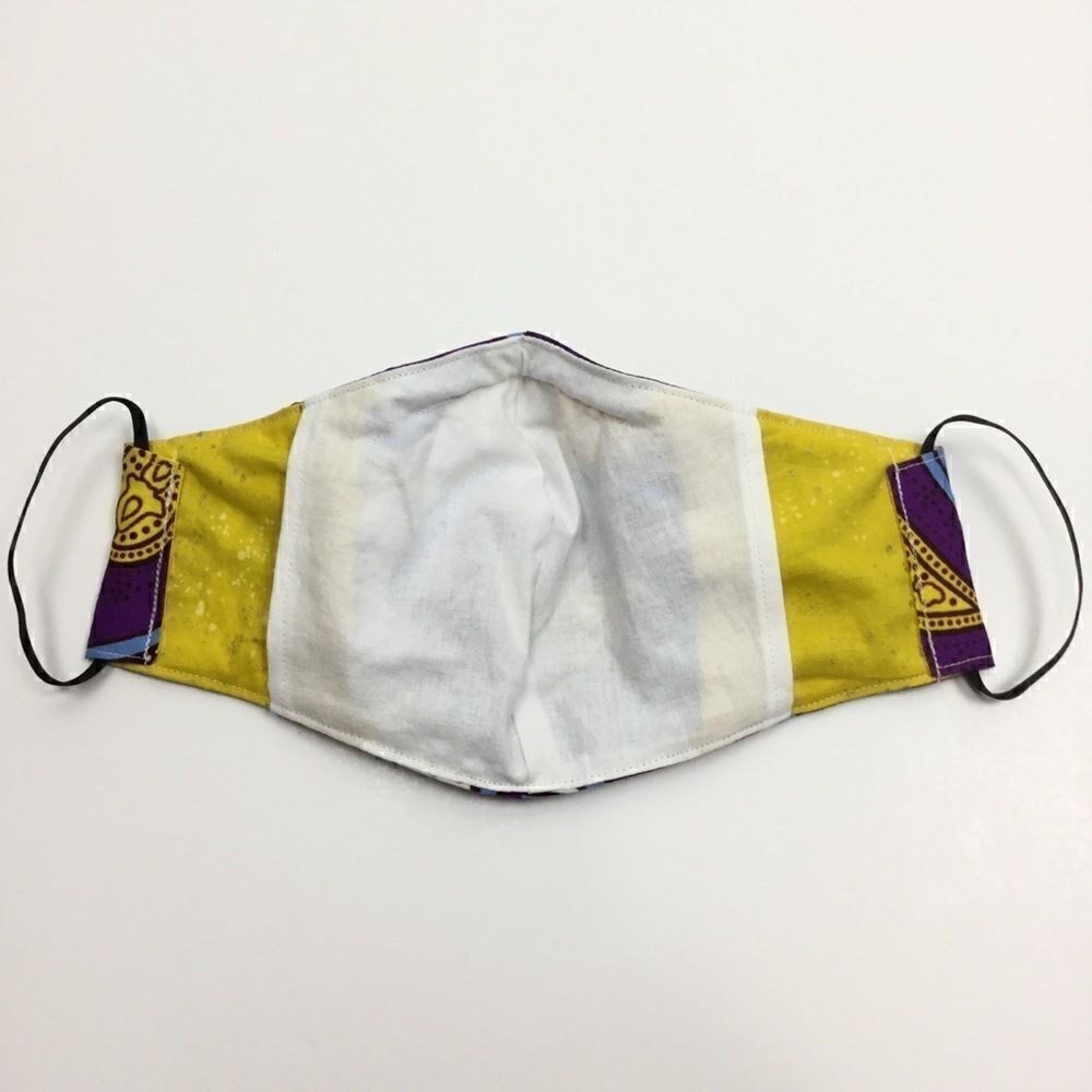 2/$15 - Purple & White African Wax Face Mask, Filti Filter‎ - Picture 4 of 13